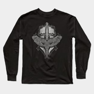 Moth and Dagger Long Sleeve T-Shirt